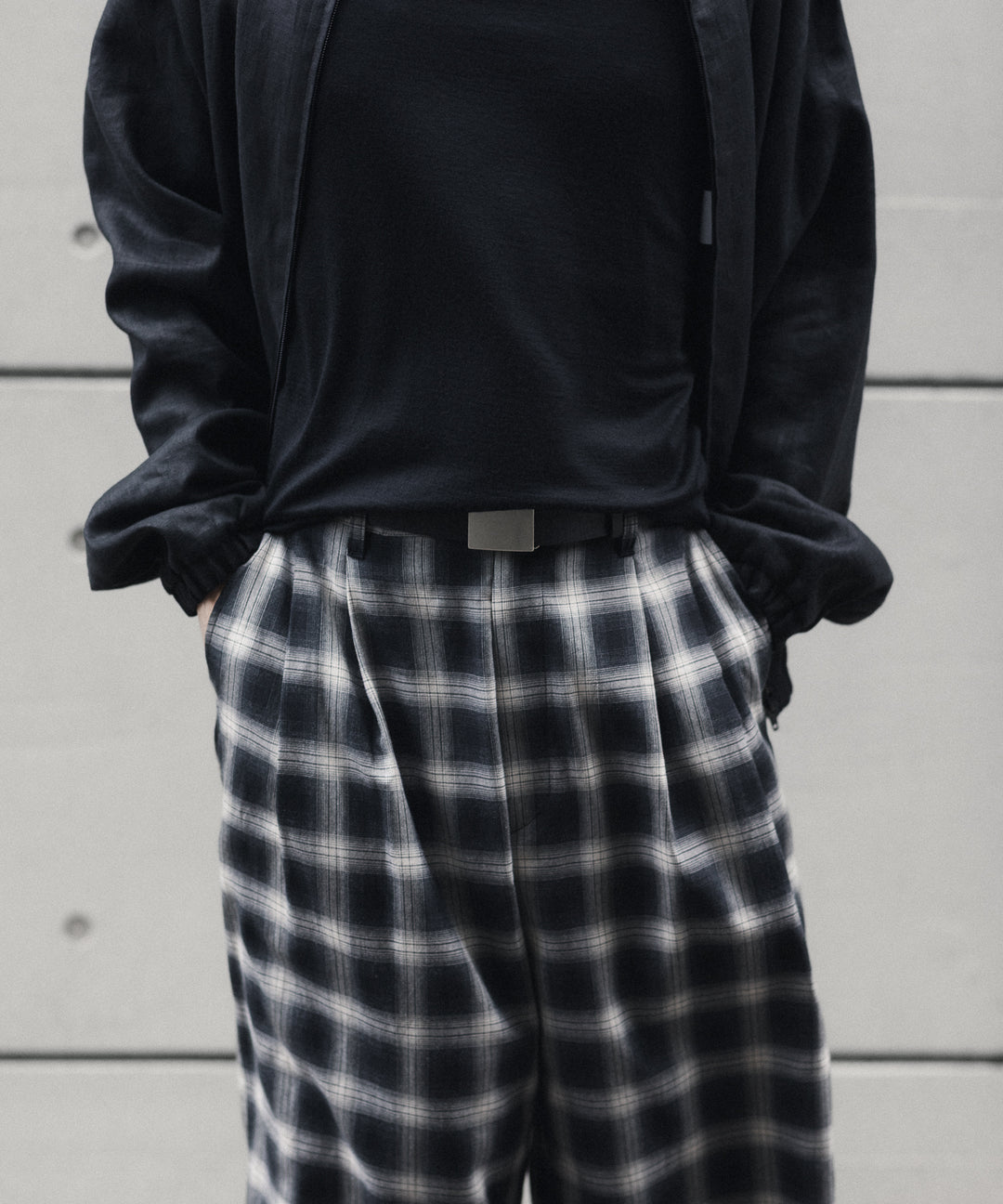 ssstein(シュタイン)のCOTTON VISCOSE WIDE EASY TROUSERS - BLACK OMBREの公式通販サイトsession福岡セレクトショップ