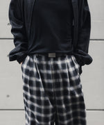 画像をギャラリービューアに読み込む, ssstein(シュタイン)のCOTTON VISCOSE WIDE EASY TROUSERS - BLACK OMBREの公式通販サイトsession福岡セレクトショップ
