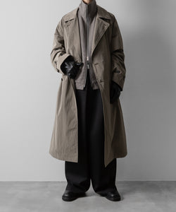 ssstein(シュタイン)のWINDPROOF NYLON DOUBLE BREASTED COAT - TAUPE 公式通販サイトsession福岡セレクトショップ