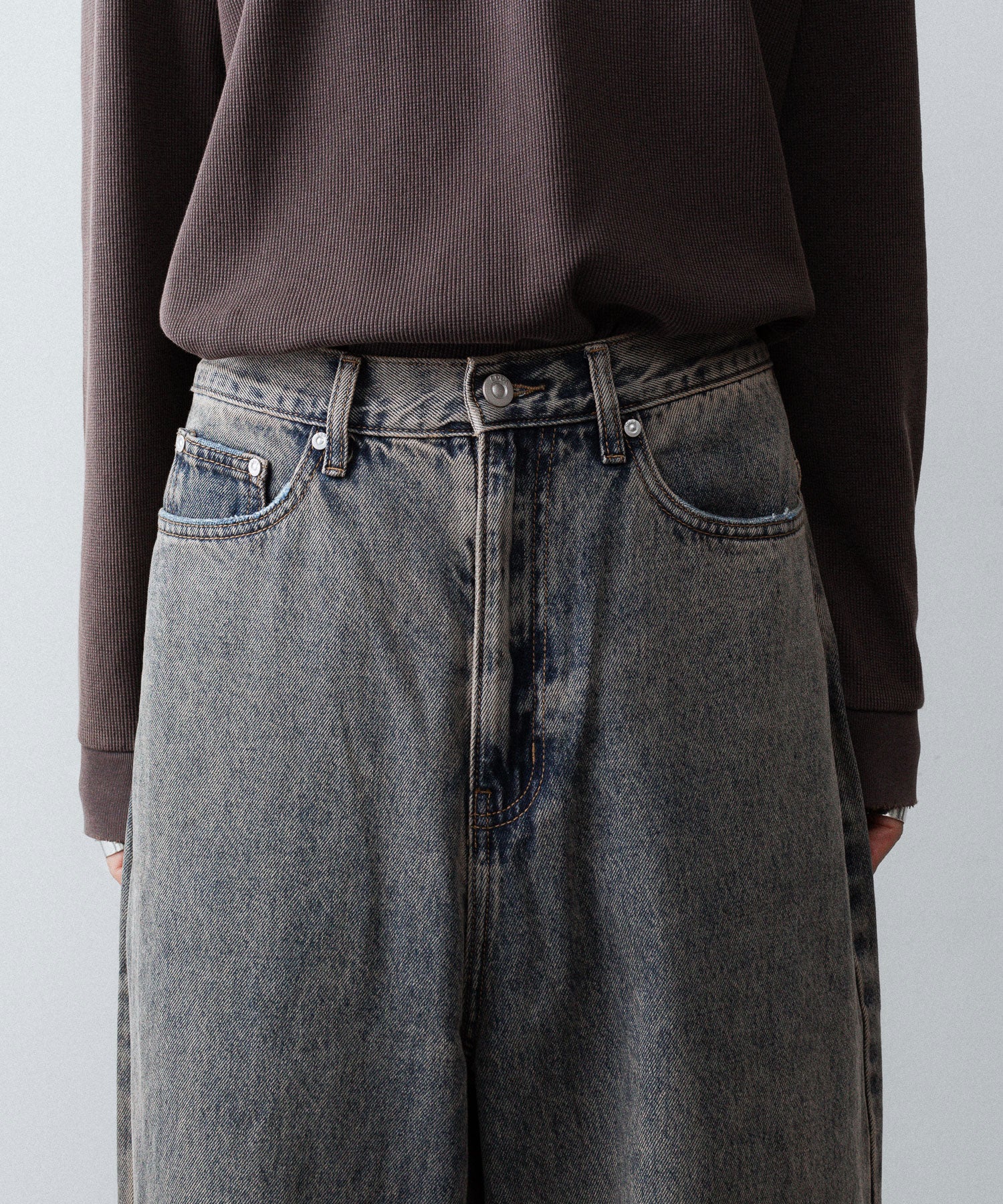 CODA コーダ GREY ACID WASH EXTENDED CUT LUFT JEANSのGREY ACID WASH 公式通販サイトsession福岡セレクトショップ