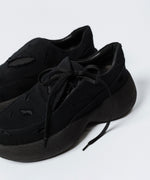 画像をギャラリービューアに読み込む, VEIN ヴェインのCOTTON JERSEY x RIPSTOP OVAL SOLE TRAINER - BLACKの公式通販サイトsession福岡セレクトショップ
