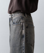 画像をギャラリービューアに読み込む, 【CODA】GREY ACID WASH EXTENDED CUT LUFT JEANS - GREY ACID WASH
