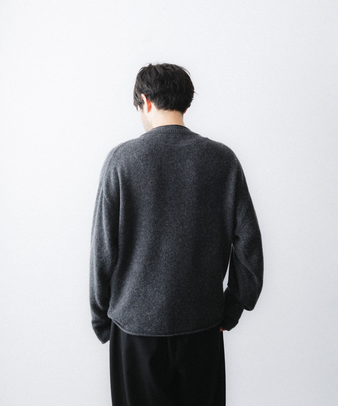 nakedgauge ネイキッドゲージのCOMFORT TOUCH DOUBLE COLLAR PULLOVERのCHARCOAL GRAY 公式通販サイトsession福岡セレクトショップ