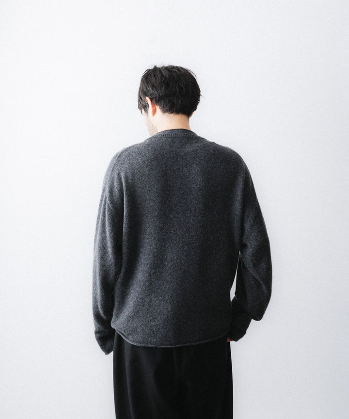 nakedgauge ネイキッドゲージのCOMFORT TOUCH DOUBLE COLLAR PULLOVERのCHARCOAL GRAY 公式通販サイトsession福岡セレクトショップ