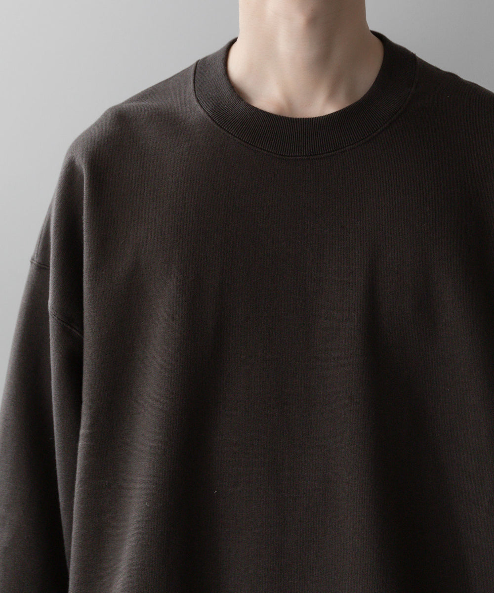stein(シュタイン)の23AWコレクションOVERSIZED UNTWISTED YARN SWEAT LS のMILITARY KHAKI