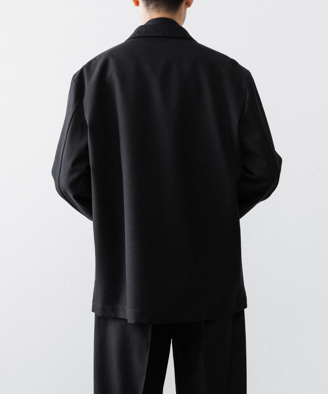 INTÉRIM インテリム MILITARY WOOL SERGE PIPING DOUBLE JACKETのBLACK公式通販サイトsession福岡セレクトショップ