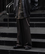 画像をギャラリービューアに読み込む, ssstein(シュタイン)のEXTRA WIDE TROUSERS (2/60 WOOL GABARDINE) - MILITARY KHAKIの公式通販サイトsession福岡セレクトショップ
