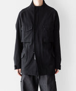 画像をギャラリービューアに読み込む, OPPOSE DUALITY オポーズデュアリティのM-65 WOOLのBLACK公式通販サイトsession福岡セレクトショップ
