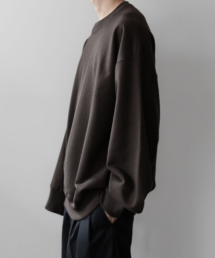 stein(シュタイン)の23AWコレクションOVERSIZED UNTWISTED YARN SWEAT LS のMILITARY KHAKI