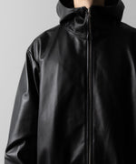 画像をギャラリービューアに読み込む, ssstein(シュタイン)のLEATHER HOODED SHORT JACKET - BLACKの公式通販サイトsession福岡セレクトショップ
