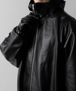 画像をギャラリービューアに読み込む, ssstein(シュタイン)のLEATHER HOODED SHORT JACKET - BLACKの公式通販サイトsession福岡セレクトショップ
