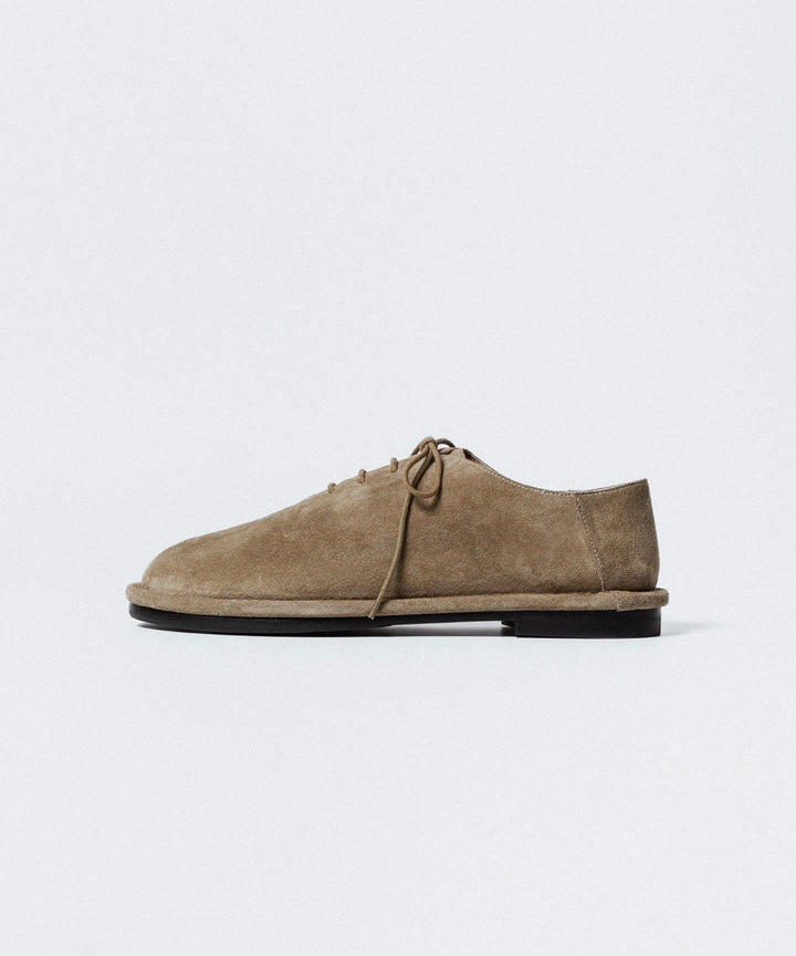 ATTACHMENT アタッチメントのCOW LEATHER SUEDE BABOUCHE - BEIGEの公式通販サイトsession福岡セレクトショップ