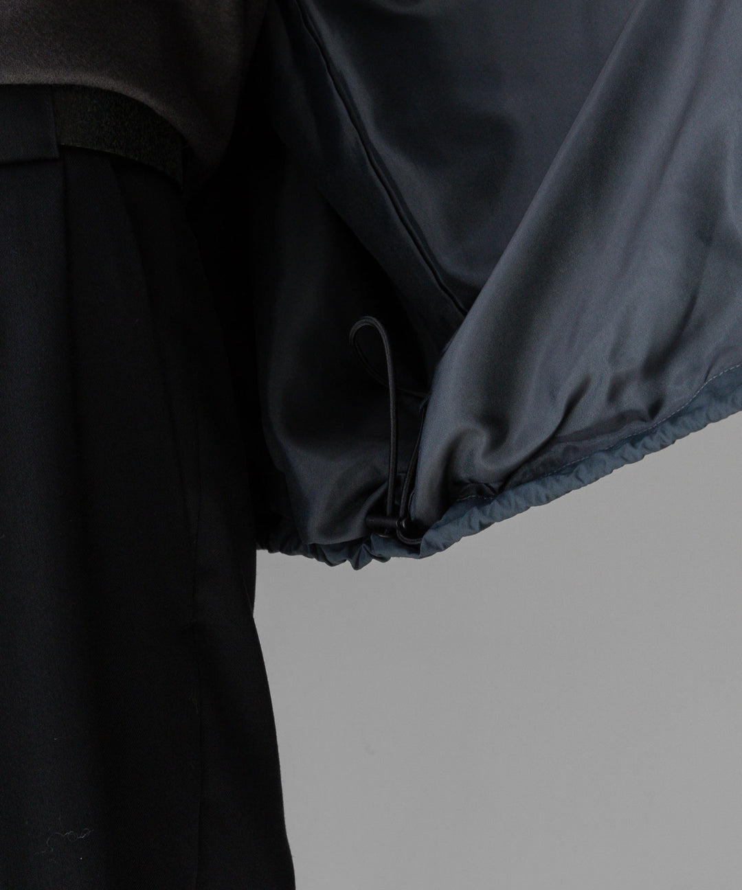 stein(シュタイン)の23AWコレクションWINDBREAKER STAND COLLAR JACKETのDARK GREY 公式通販サイトsession福岡セレクトショップ