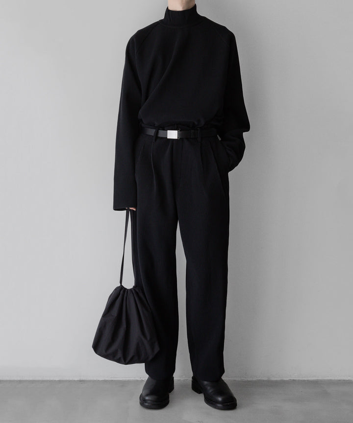 【stein】ssstein シュタインのGRADATION PLEATS LSのBLACK　 公式通販サイトsession福岡セレクトショップ