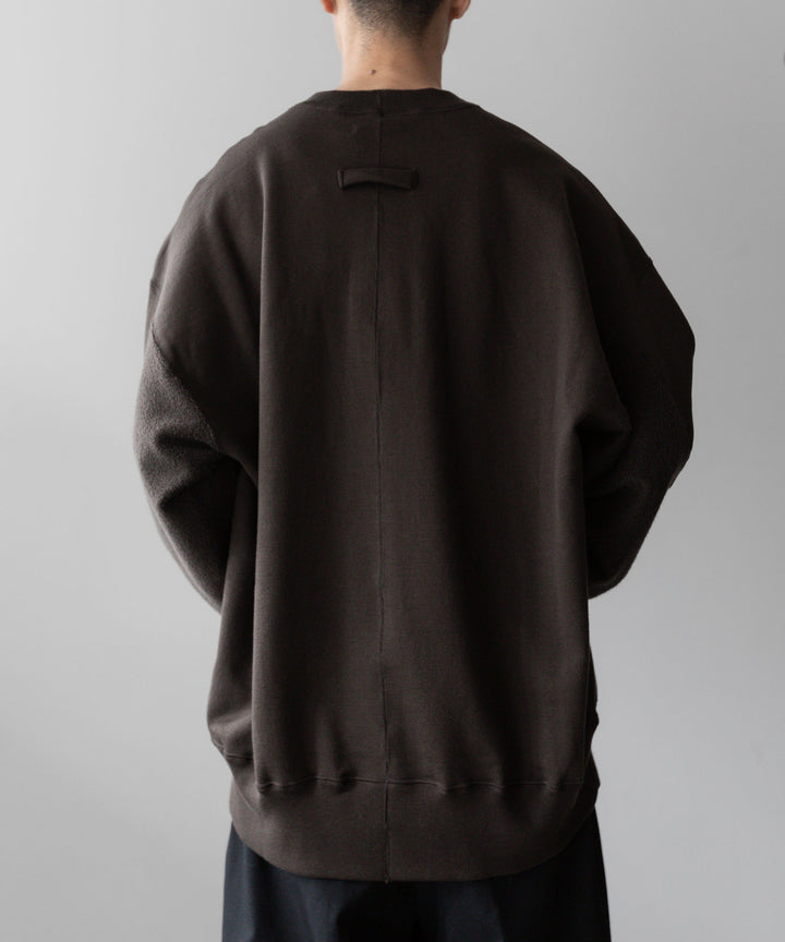 stein(シュタイン)の23AWコレクションOVERSIZED UNTWISTED YARN SWEAT LS のMILITARY KHAKI