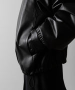 画像をギャラリービューアに読み込む, ssstein(シュタイン)のLEATHER HOODED SHORT JACKET - BLACKの公式通販サイトsession福岡セレクトショップ
