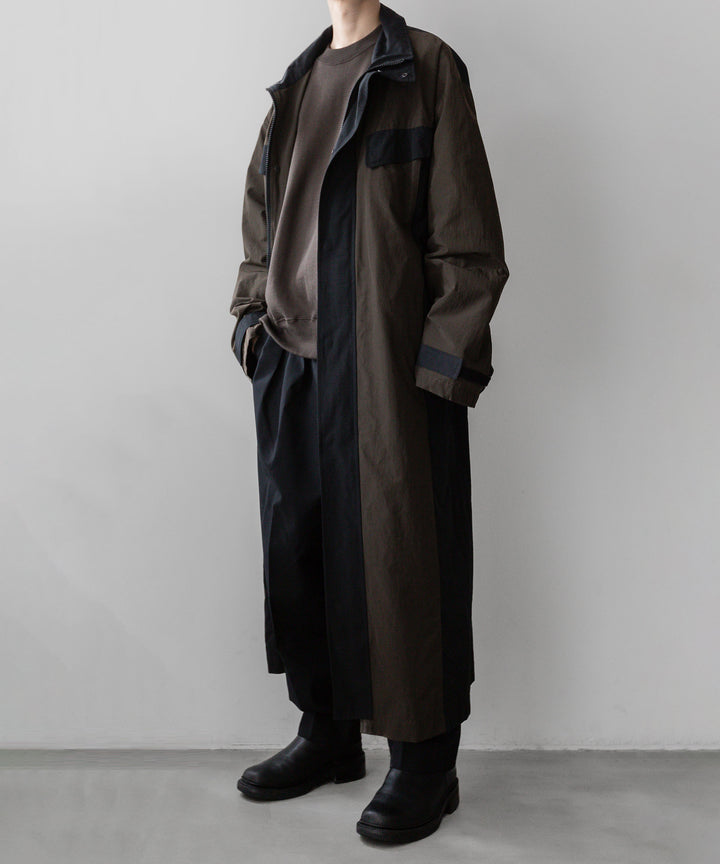 stein(シュタイン)の23AWコレクションOVERSIZED UNTWISTED YARN SWEAT LS のMILITARY KHAKI