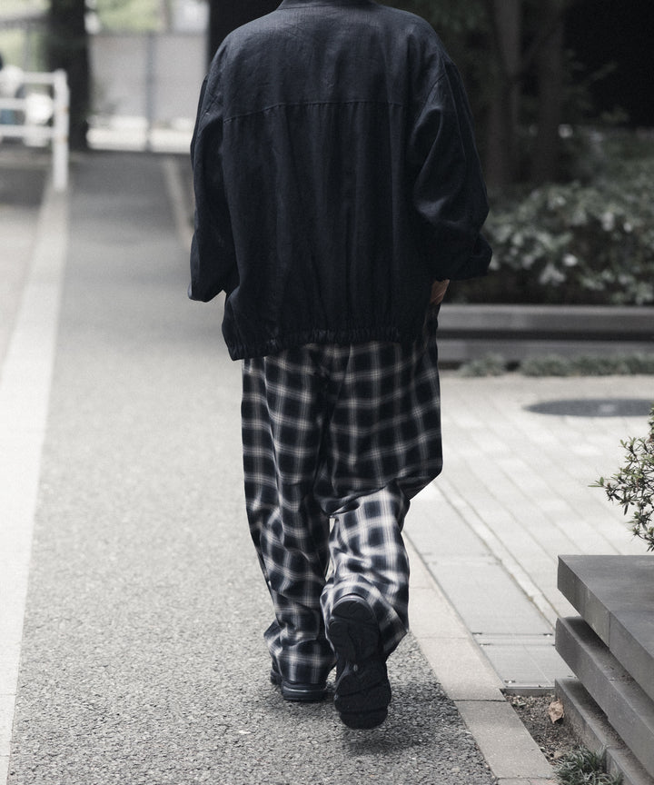 ssstein(シュタイン)のCOTTON VISCOSE WIDE EASY TROUSERS - BLACK OMBREの公式通販サイトsession福岡セレクトショップ