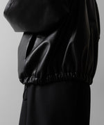 画像をギャラリービューアに読み込む, ssstein(シュタイン)のLEATHER HOODED SHORT JACKET - BLACKの公式通販サイトsession福岡セレクトショップ
