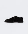 【 ATTACHMENT 】COW LEATHER SUEDE BABOUCHE - BLACK