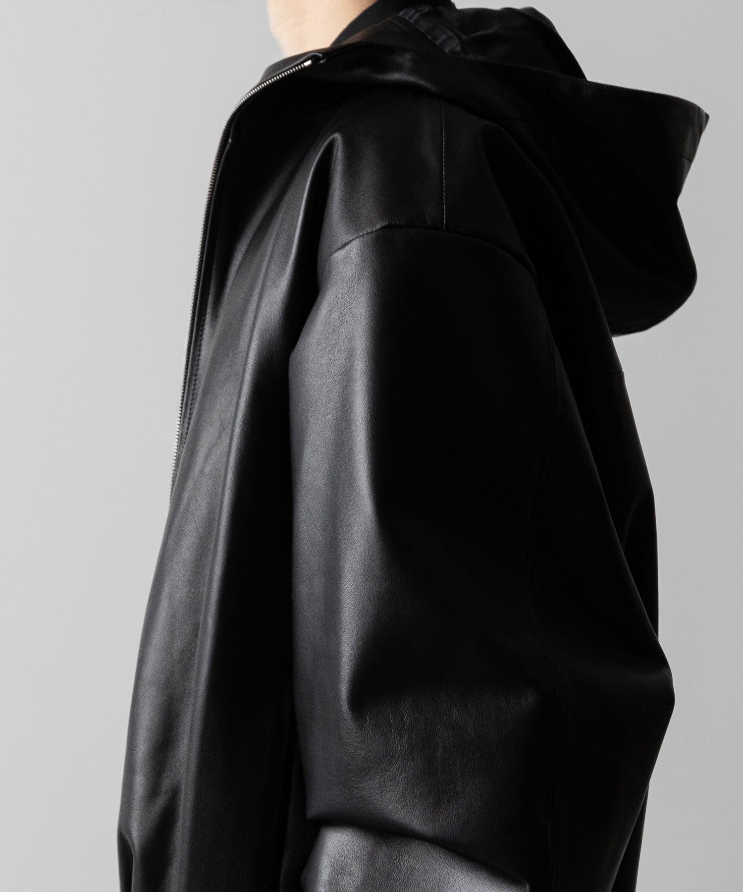 ssstein(シュタイン)のLEATHER HOODED SHORT JACKET - BLACKの公式通販サイトsession福岡セレクトショップ