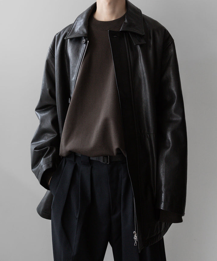 stein(シュタイン)の23AWコレクションOVERSIZED UNTWISTED YARN SWEAT LS のMILITARY KHAKI