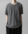 【ssstein】STRIPED WOOL OVERSIZED SHORT SLEEVE TEE - OFF