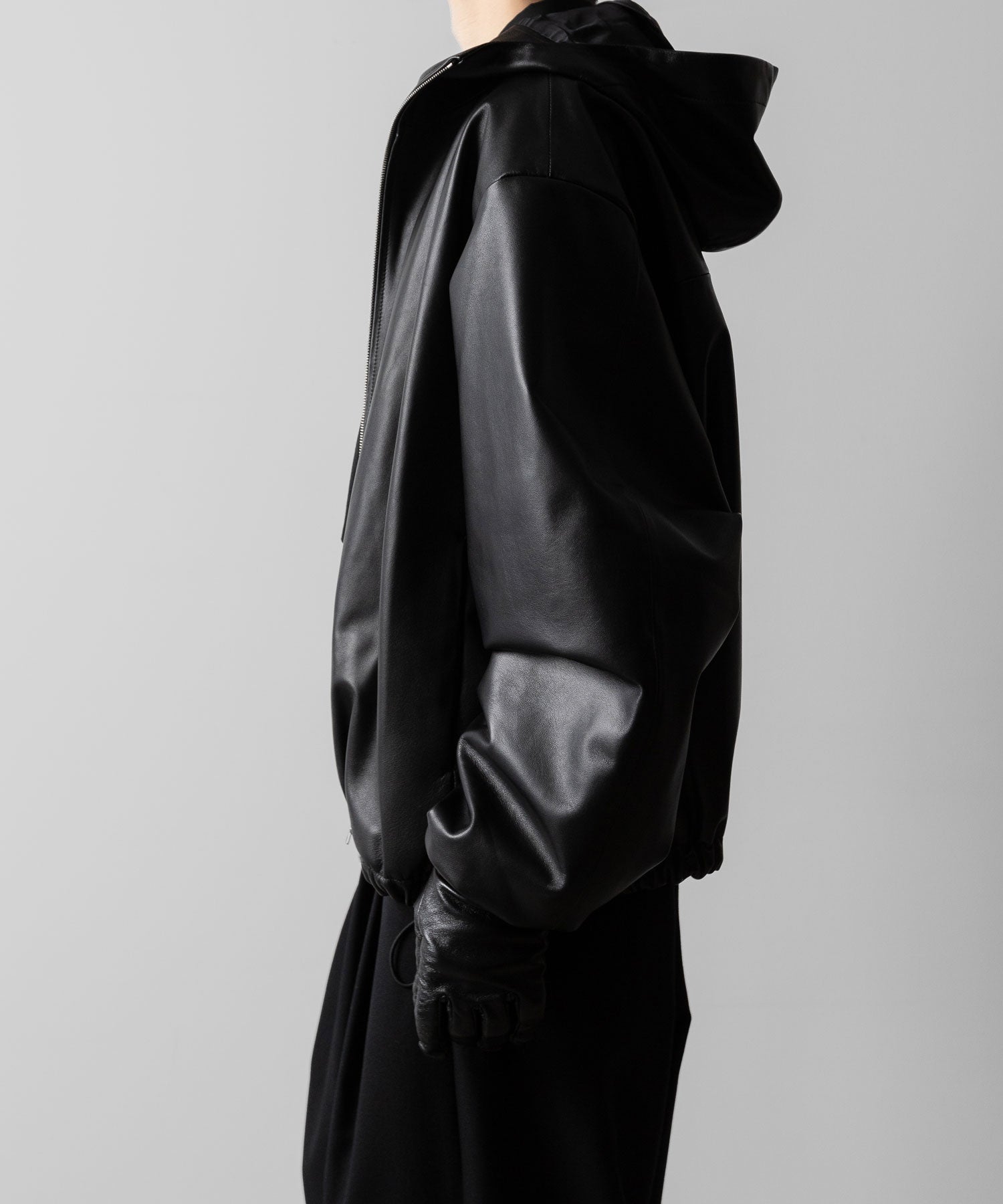 ssstein(シュタイン)のLEATHER HOODED SHORT JACKET - BLACKの公式通販サイトsession福岡セレクトショップ