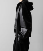 画像をギャラリービューアに読み込む, ssstein(シュタイン)のLEATHER HOODED SHORT JACKET - BLACKの公式通販サイトsession福岡セレクトショップ
