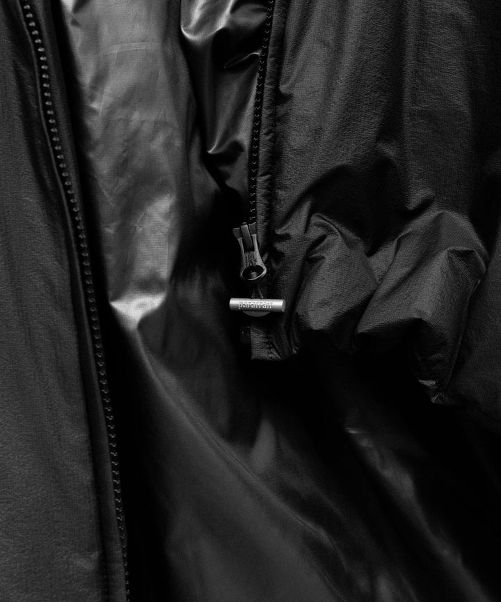 【paratrait】MEMBRANE SHELL PUFF BLOUSON - BLACK