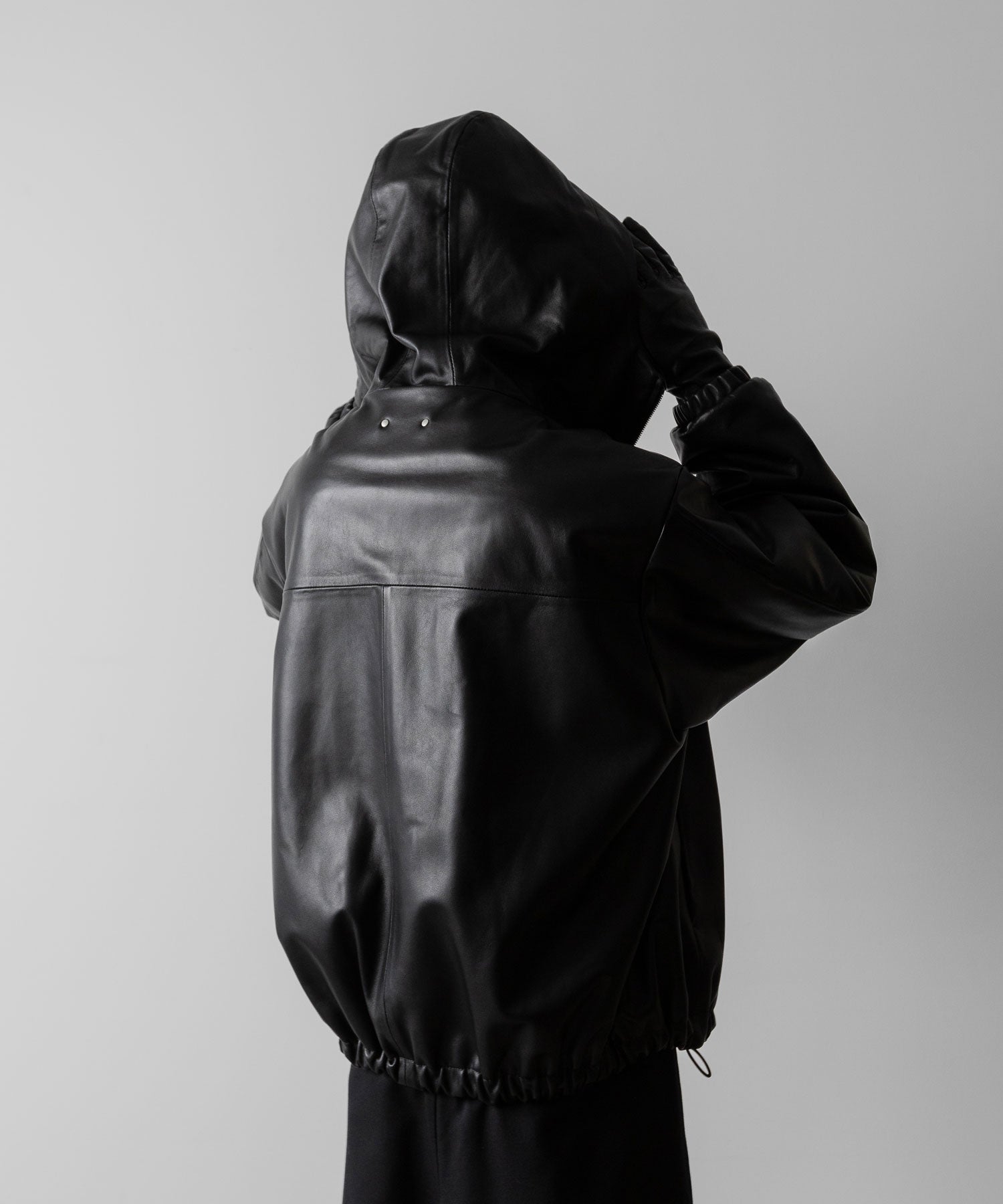 ssstein(シュタイン)のLEATHER HOODED SHORT JACKET - BLACKの公式通販サイトsession福岡セレクトショップ