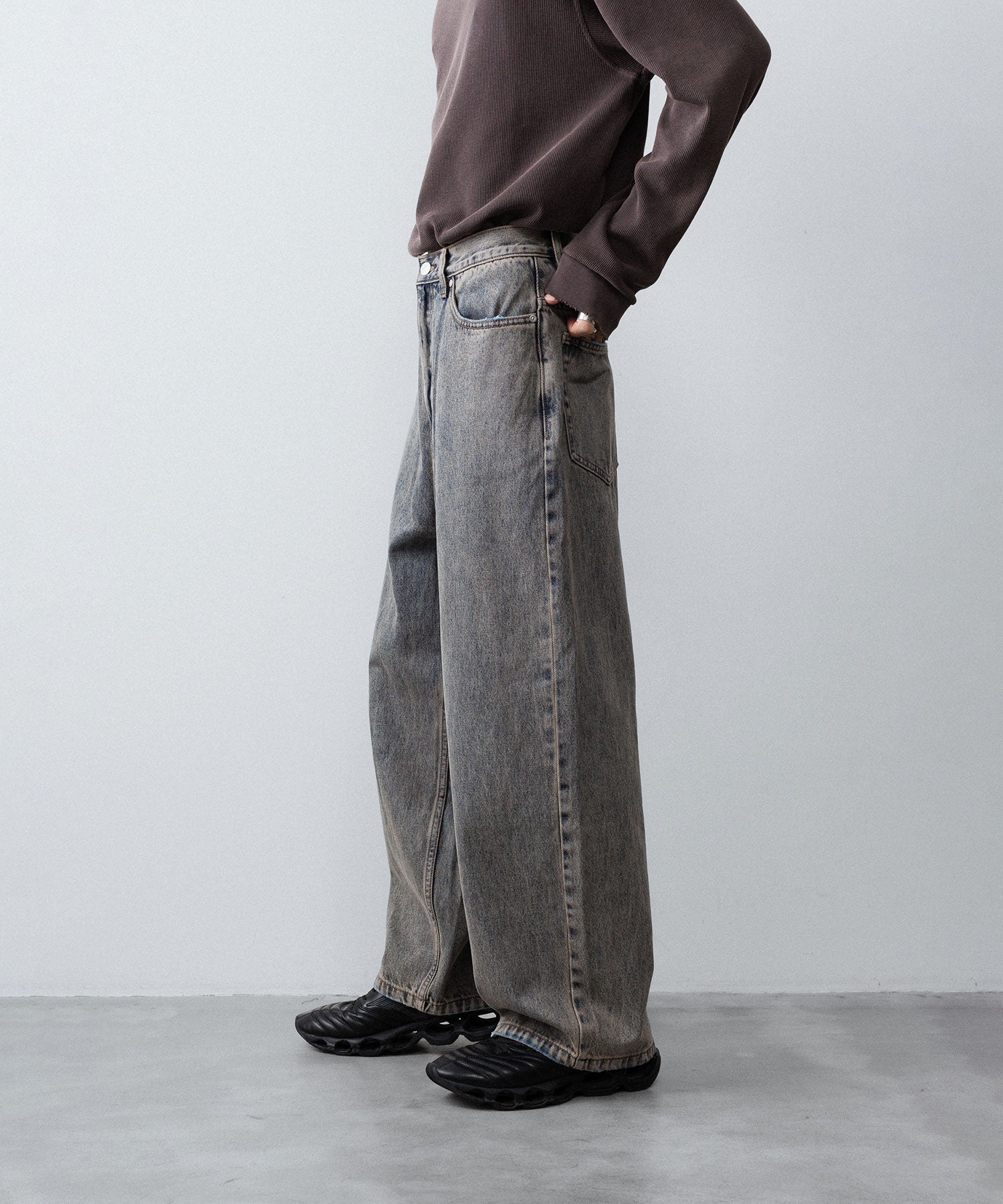 CODA コーダ GREY ACID WASH EXTENDED CUT LUFT JEANSのGREY ACID WASH 公式通販サイトsession福岡セレクトショップ