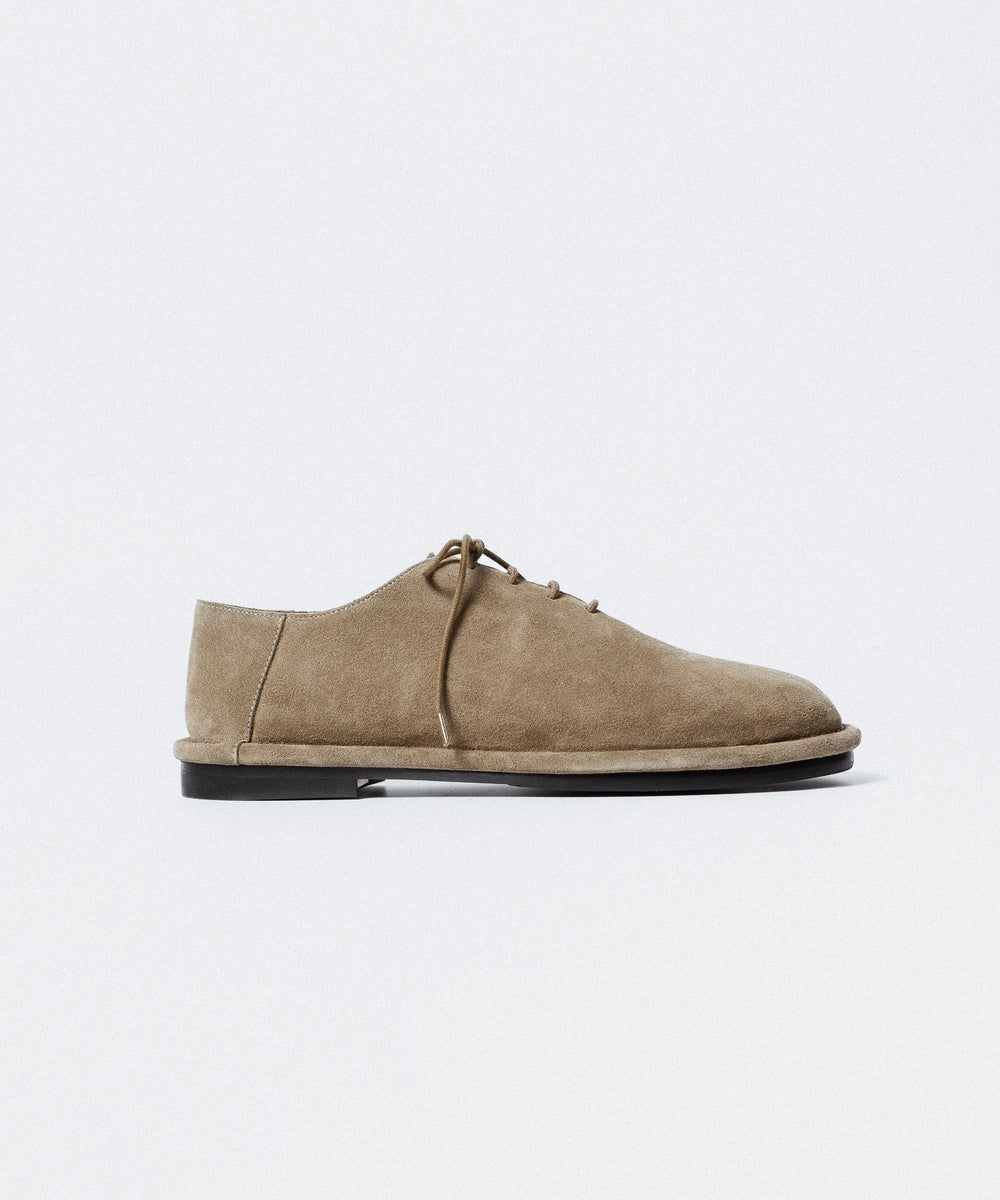 ATTACHMENT アタッチメントのCOW LEATHER SUEDE BABOUCHE - BEIGEの公式通販サイトsession福岡セレクトショップ