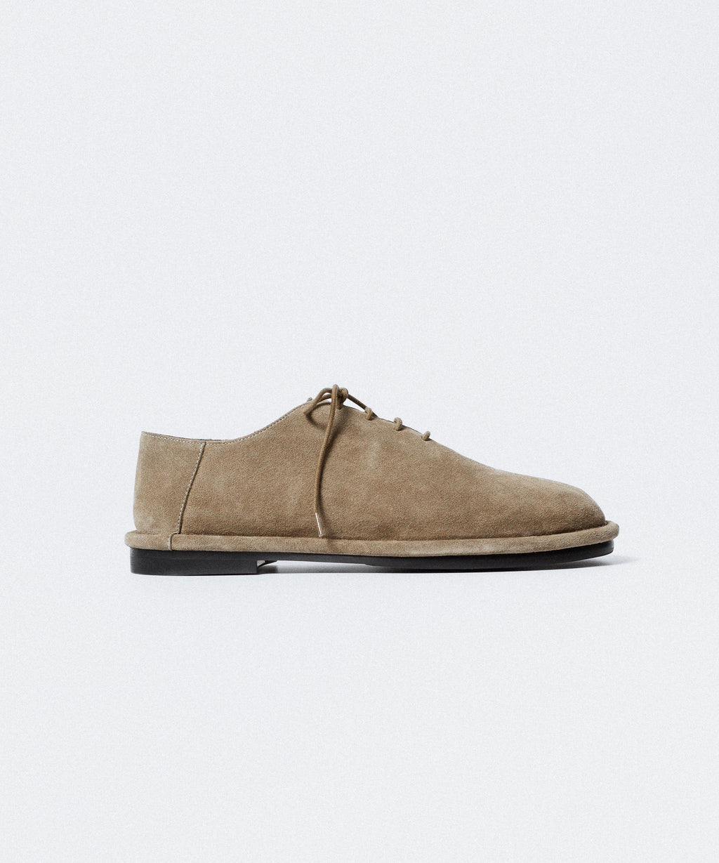 ATTACHMENT アタッチメントのCOW LEATHER SUEDE BABOUCHE - BEIGEの公式通販サイトsession福岡セレクトショップ