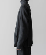 画像をギャラリービューアに読み込む, SUBLATIONS サブレーションズのHEAVY WOOL NO COLLAR PRISONER JACKET - SLATE GREYの公式通販サイトsession福岡セレクトショップ
