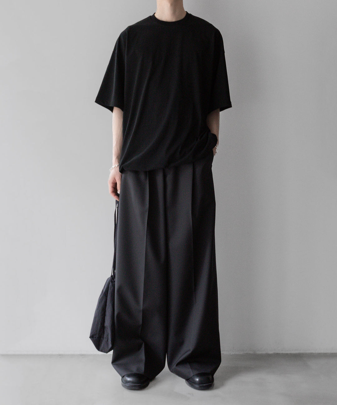 KANEMASA PHIL. EXCLUSIVE カネマサフィルの36G HIGH TWIST BALLOON TEE BLACKの公式通販サイトsession福岡セレクトショップ