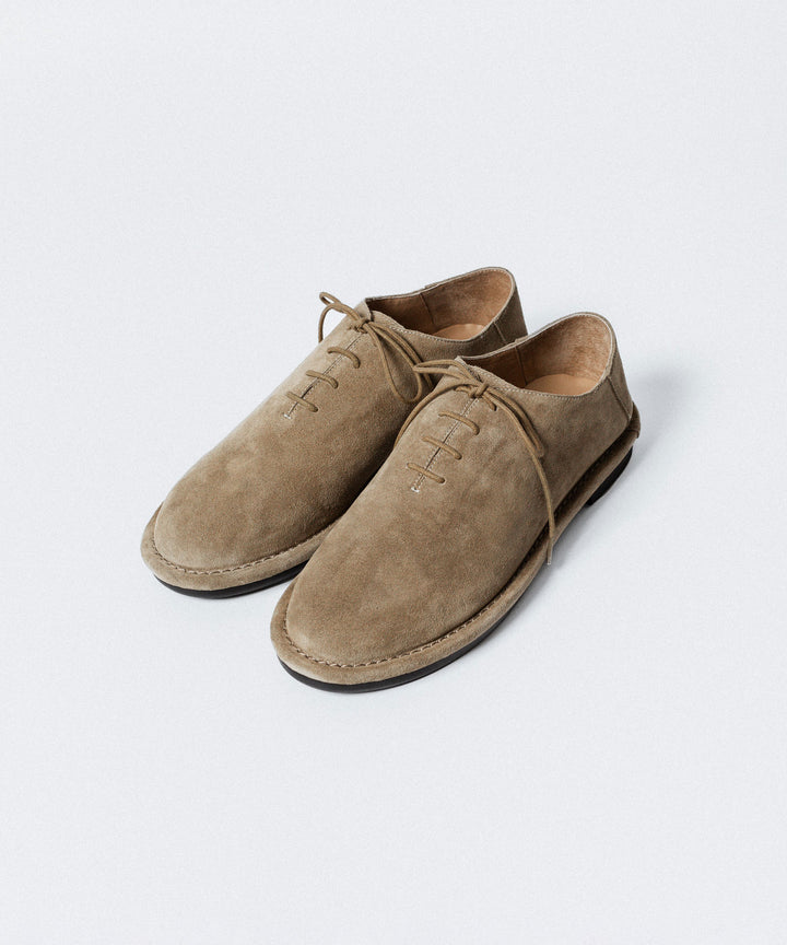 ATTACHMENT アタッチメントのCOW LEATHER SUEDE BABOUCHE - BEIGEの公式通販サイトsession福岡セレクトショップ