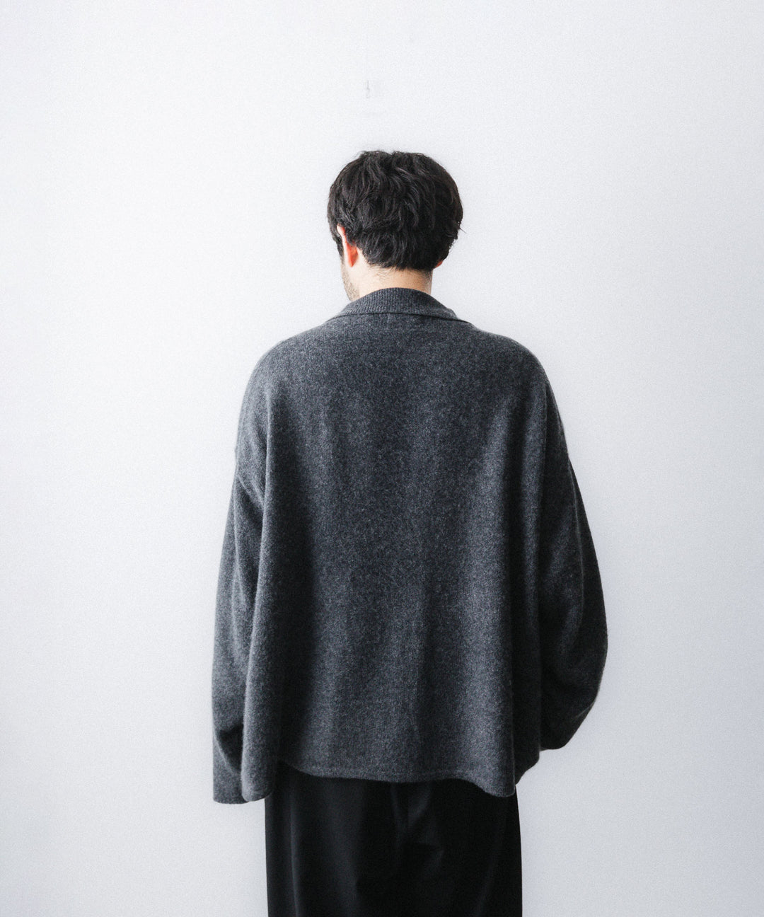 nakedgauge- ネイキッドゲージのCOMFORT TOUCH KNITTING SHIRTのCHARCOAL GRAY公式通販サイトsession福岡セレクトショップ