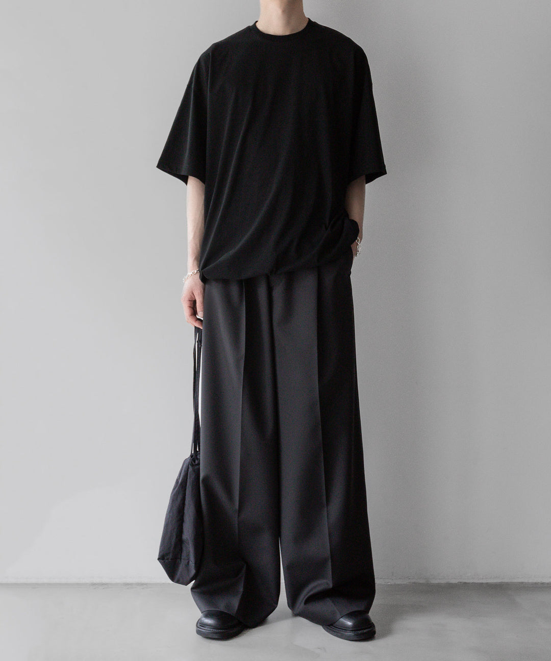 KANEMASA PHIL. EXCLUSIVE カネマサフィルの36G HIGH TWIST BALLOON TEE BLACKの公式通販サイトsession福岡セレクトショップ