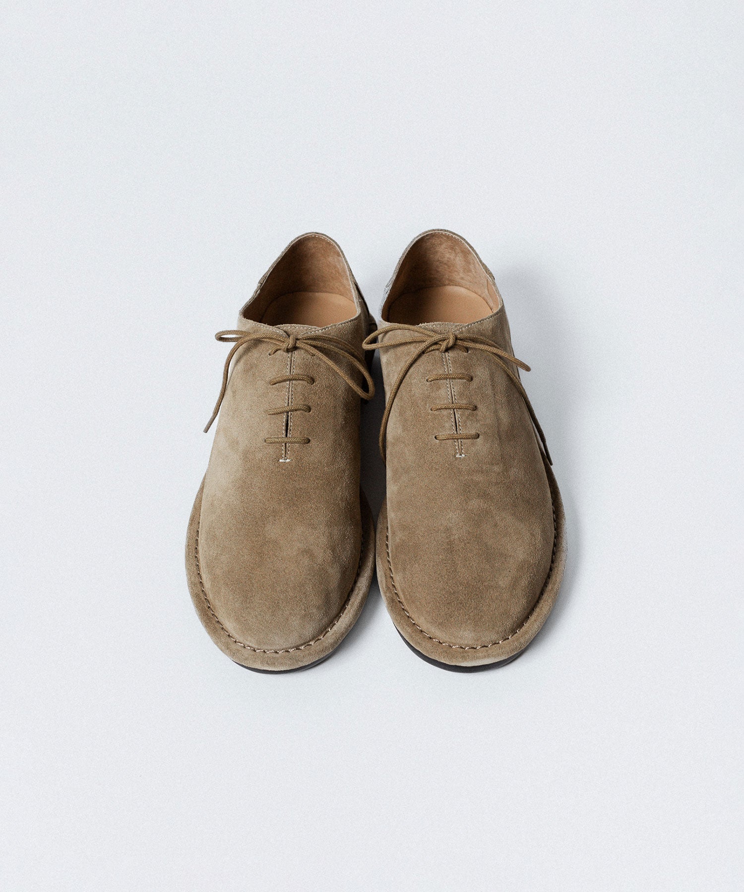 ATTACHMENT アタッチメントのCOW LEATHER SUEDE BABOUCHE - BEIGEの公式通販サイトsession福岡セレクトショップ