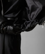 画像をギャラリービューアに読み込む, ssstein(シュタイン)のLEATHER HOODED SHORT JACKET - BLACKの公式通販サイトsession福岡セレクトショップ
