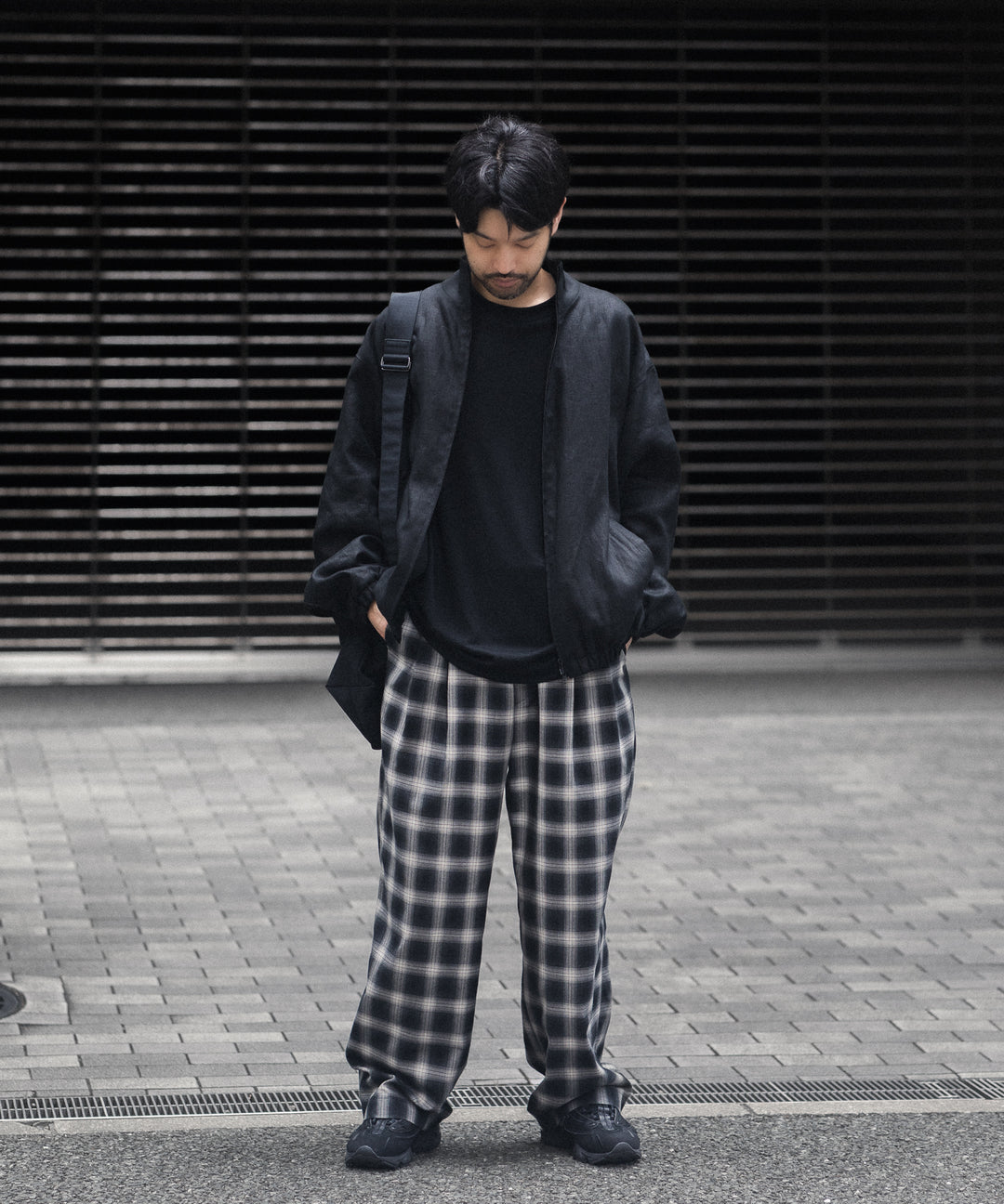 ssstein(シュタイン)のCOTTON VISCOSE WIDE EASY TROUSERS - BLACK OMBREの公式通販サイトsession福岡セレクトショップ