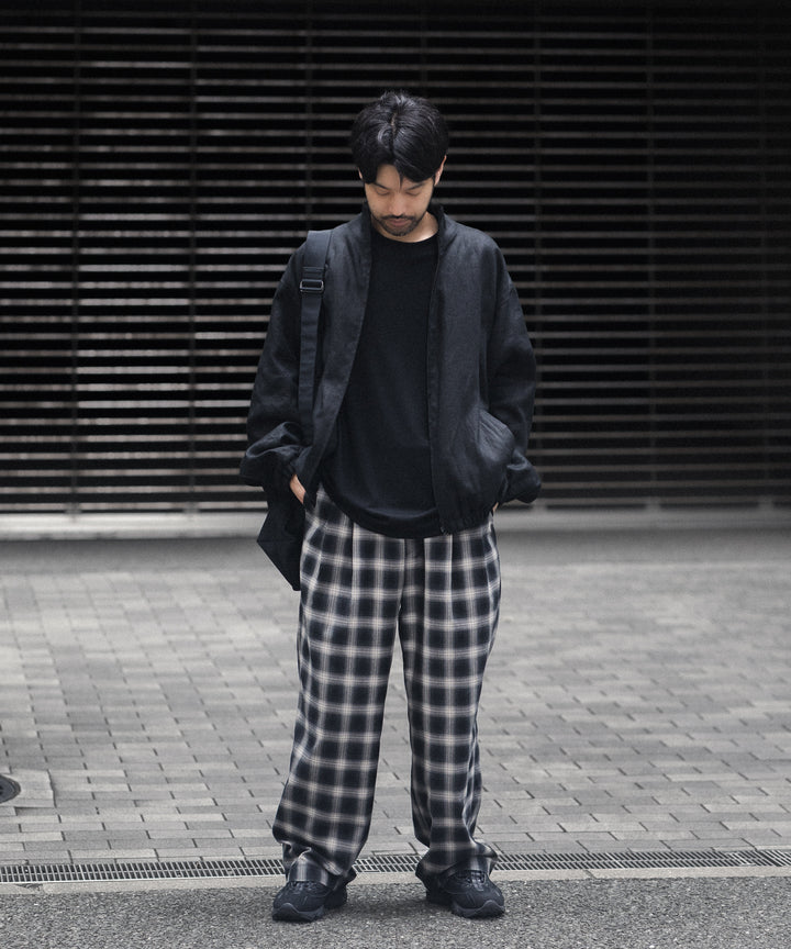 ssstein(シュタイン)のCOTTON VISCOSE WIDE EASY TROUSERS - BLACK OMBREの公式通販サイトsession福岡セレクトショップ
