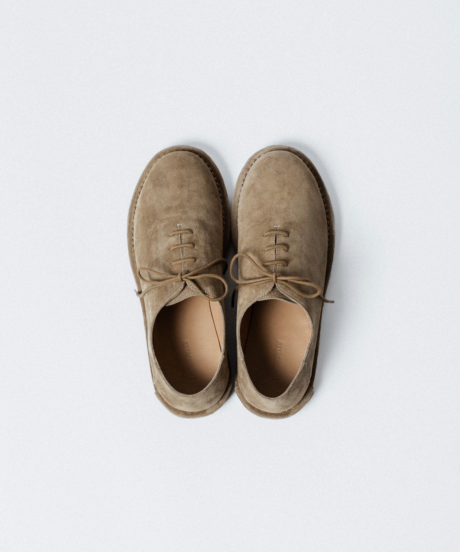 ATTACHMENT アタッチメントのCOW LEATHER SUEDE BABOUCHE - BEIGEの公式通販サイトsession福岡セレクトショップ