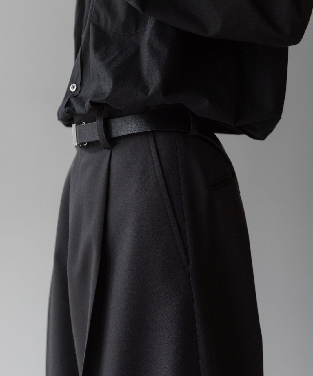 ssstein シュタインのEXTRA WIDE TROUSERS のDARK CHARCOAL公式通販サイトsession福岡セレクトショップ
