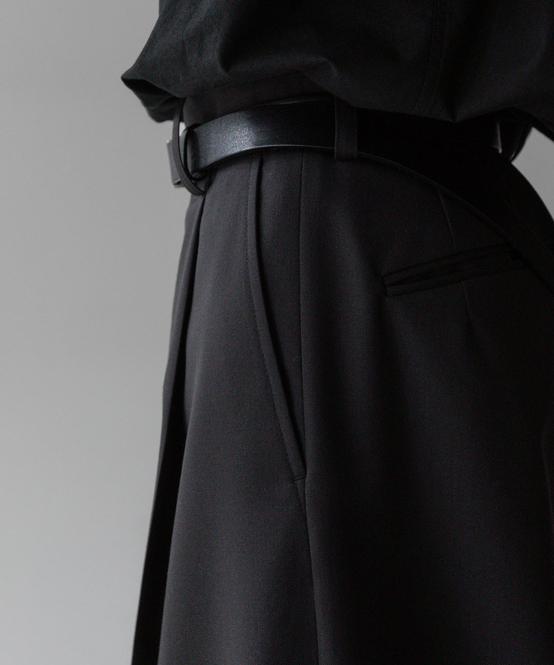 ssstein シュタインのEXTRA WIDE TROUSERS のDARK CHARCOAL公式通販サイトsession福岡セレクトショップ