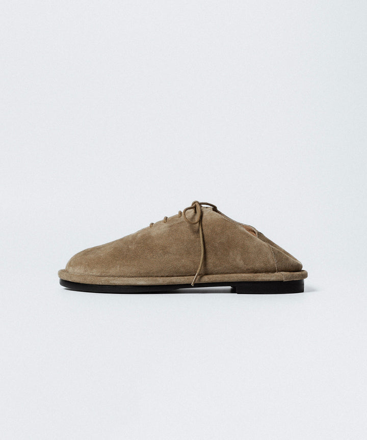 ATTACHMENT アタッチメントのCOW LEATHER SUEDE BABOUCHE - BEIGEの公式通販サイトsession福岡セレクトショップ