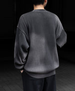 画像をギャラリービューアに読み込む, 【ssstein】DISCOLORATION RIB KNIT LS - GREY

