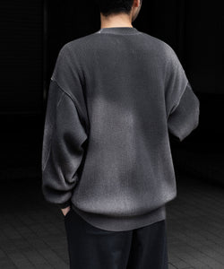 ssstein / シュタイン】DISCOLORATION RIB KNIT LS - GREY | 公式通販