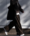 【stein】EXTRA WIDE TROUSERS - MILITARY KHAKI